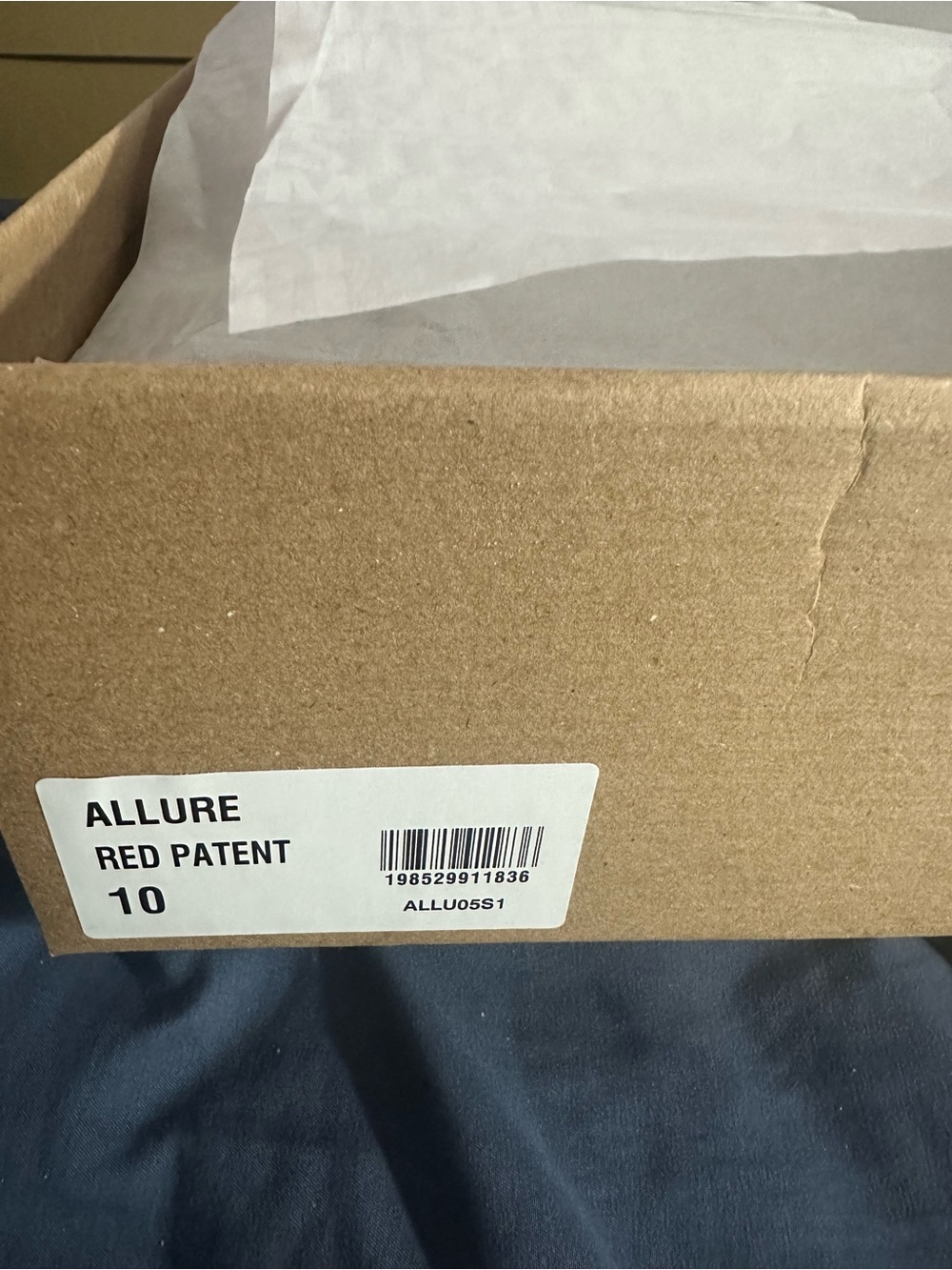 Steve Madden Allure Red Patent Open-Toe Stiletto Pumps - Picture 2 of 5